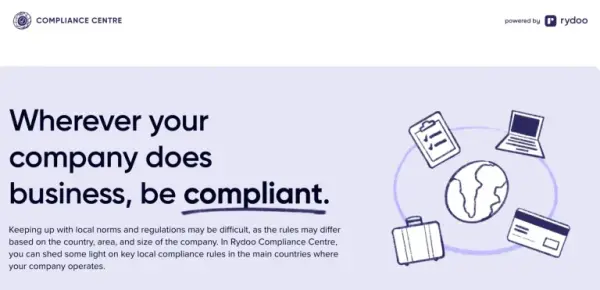 Rydoo compliance system